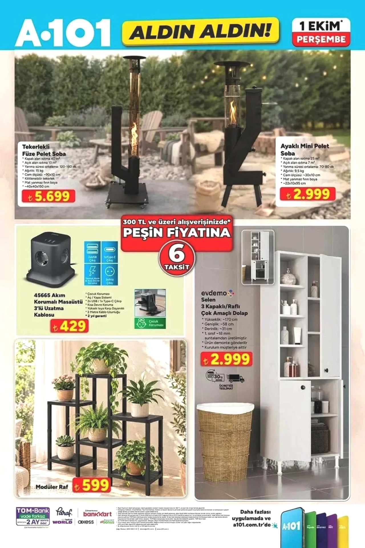 A101'de Bugün 65 İnç QLED TV 24.499 TL! Beyaz Eşya da Raflarda