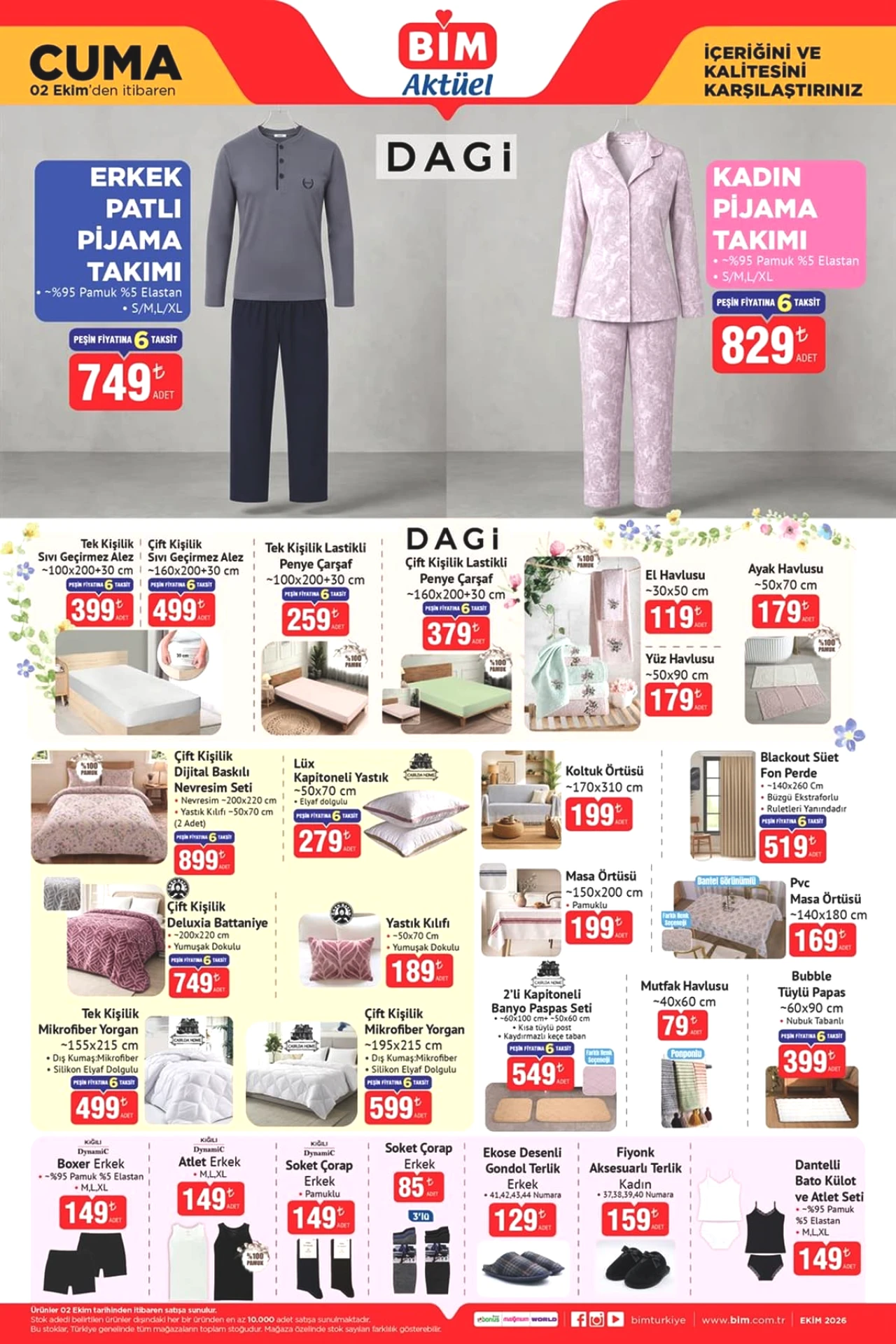 BİM'e Yarın Kışlık Yorgan ve Nevresim Geliyor! Fiyatı 499 TL'den