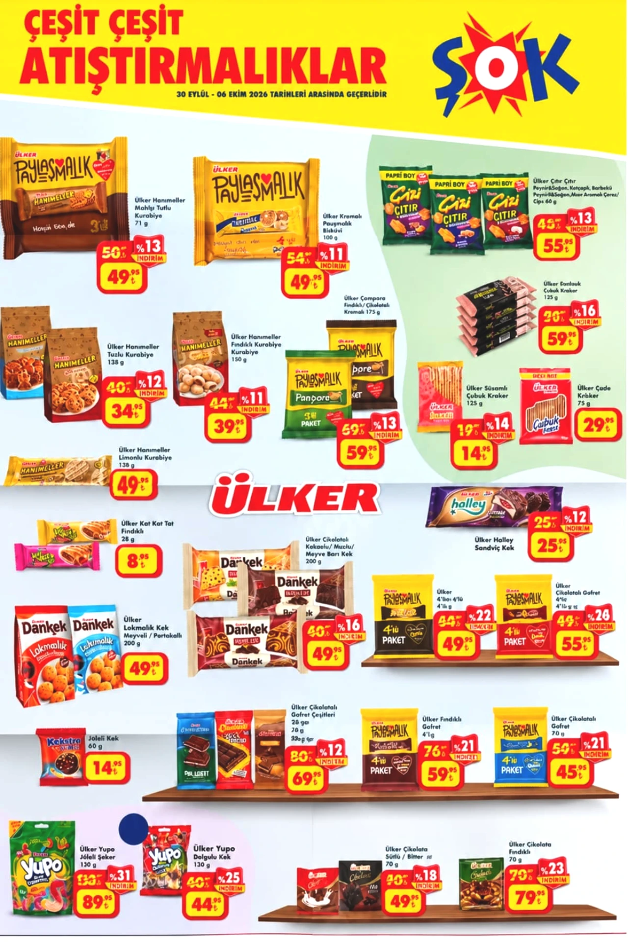 ŞOK'ta Paşabahçe Haftası! Çay Takımı 350 TL, 10 Kilo Bingo 449 TL