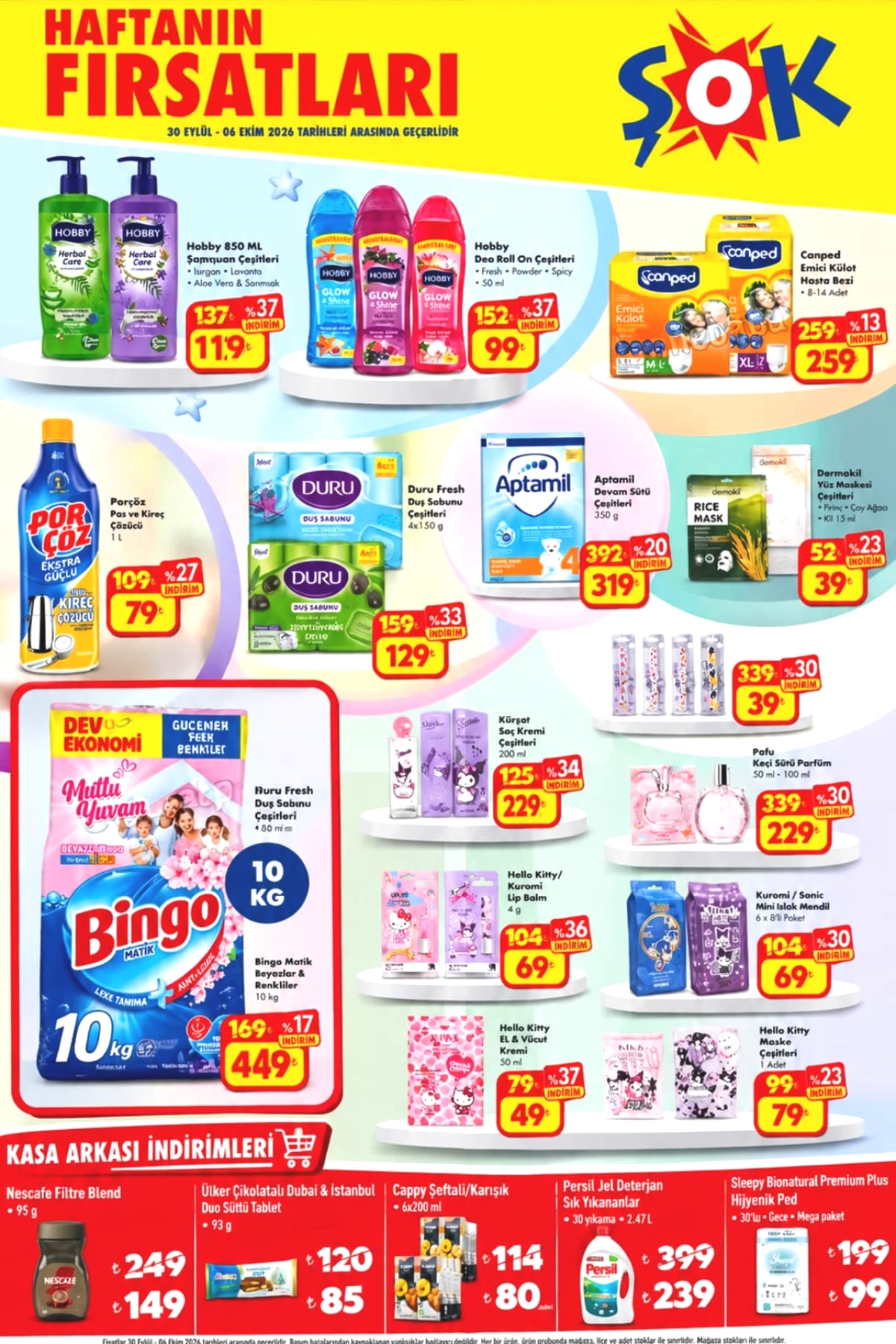 ŞOK'ta Paşabahçe Haftası! Çay Takımı 350 TL, 10 Kilo Bingo 449 TL